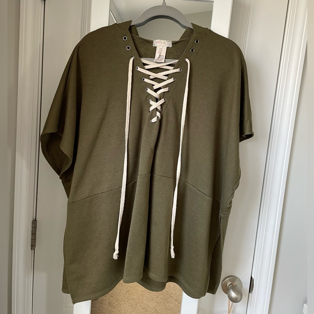 Free People OS Olive Top